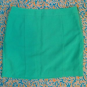 New Teal Mini Skirt